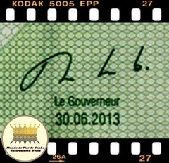 P101b Congo, Republica Democratica 1000 Francs 30/06/2013 FE - loja online