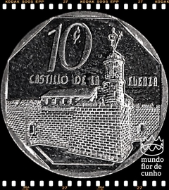 Km 576.1 Cuba 10 Centavos 1994 FC # Castelo da Força ©