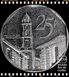Km 577.1 Cuba 25 Centavos 1994 FC # Trindade ©