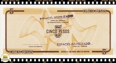 PFX34 Cuba 5 Pesos ND(1985) FE Série D Certificados de Câmbio para Estrangeiros - comprar online