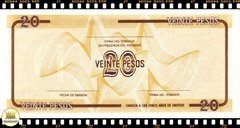 PFX36 Cuba 20 Pesos ND(1985) FE Série D Certificados de Câmbio para Estrangeiros - comprar online