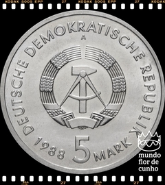 Km 121 Alemanha, República Democrática 5 Mark 1988A XFC # 30 anos do novo terminal marítimo de Rostock - Escassa © - comprar online