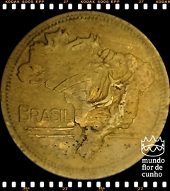 Km 559 Brasil 2 Cruzeiros 1949 MBC Rara # Anômala com Defeito de Cunho - Mapa Duplo (Tipo 1) © - comprar online
