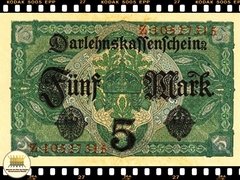 .P56b/1 Alemanha, Império 5 Mark 01/08/1917 FE Serial com 8 dígitos - comprar online