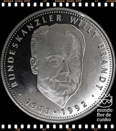 Alemanha, República Federal Medalha Chanceler Willy Brandt # ND (1992) XFC Proof ©