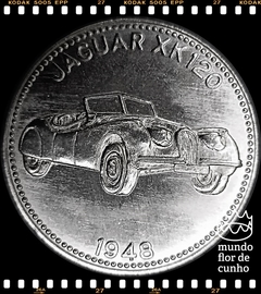 Alemanha, República Federal Medalha Antiga da Shell XFC # Série Carros Esportivos Famosos: Jaguar XK 120 ©