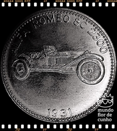 Alemanha, República Federal Medalha Antiga da Shell XFC # Série Carros Esportivos Famosos: Alfa Romeo 8 C 2300 ©