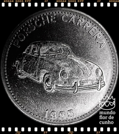 Alemanha, República Federal Medalha Antiga da Shell XFC # Série Carros Esportivos Famosos: Porsche Carrera ©