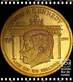 Alemanha Medalha em Homenagem a Morte de John F. Kennedy # ND (1991) XFC Proof ©