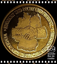 Alemanha Medalha Dia da Liberdade Queda do Muro de Berlim # 1989 XFC Proof Folheada a Ouro © - comprar online