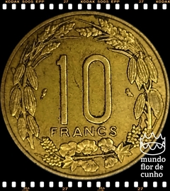 Km 2 Estados Africanos Equatoriais 10 Francs 1961 (a) MBC/SOB © - comprar online