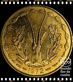 Km 5 Estados Africanos Ocidentais 25 Francs 1972 (a) XFC Muito Escassa ©