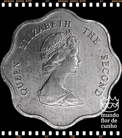 Km 12 Estados do Caribe Oriental 5 Cents 1989 FC # Elizabeth II © - comprar online