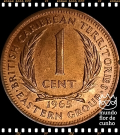 Km 2 Estados do Caribe Oriental 1 Cent 1965 XFC # Elizabeth II ©