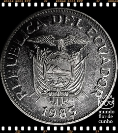 Km 87 Equador 50 Centavos 1985 XFC Prooflike © - comprar online