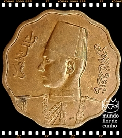 Km 361 Egito 10 Milliemes AH 1357-1958 MBC/SOB ©