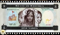 ..P1 Eritreia 1 Nakfa 24/05/1997 FE na internet