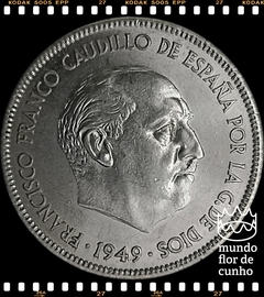 Km 778 Espanha 5 Pesetas 1949(50) FC # Francisco Franco ©