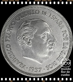 Km 787 Espanha 25 Pesetas 1957 (66) XFC # Francisco Franco © - comprar online