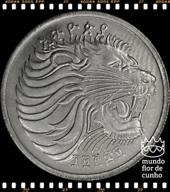 Km 46.1 Etiópia 25 Cents EE 1969 (1977) XFC © - comprar online