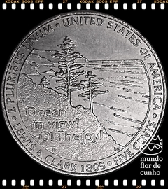 Conjunto Estados Unidos da América 5 Cents e Quarter Dolar SOB/FC # Cinco Moedas de 5 Cents e Uma moeda de Quarter de Dolar © - loja online