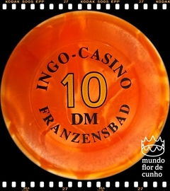 República Checa # Ficha (Token) Ingo Cassino da Cidade de Franzensbad 10 DM Data ND XFC ®