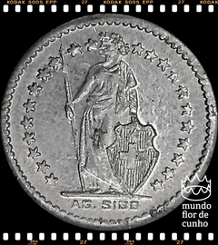 Ficha Suiça - AGSIGG 1 Franc 1954 FC Escassa # Emissor AGSIGG Indústria de Aluminio de Fravenfeld ©