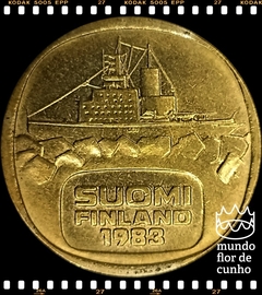 Km 57 Finlândia 5 Markkaa 1983 K FC # Navio Quebra Gelo ©