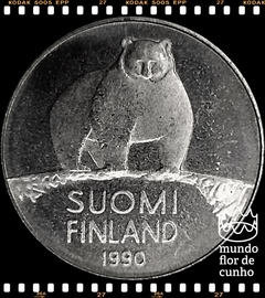 Km 66 Finlândia 50 Pennia 1990 M XFC # Urso Marrom ©