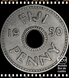 Km 17 Fiji, Ilhas 1 Penny 1950 MBC Muito Escassa © - comprar online
