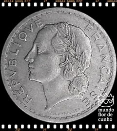 Km 888b.1 França 5 Francs (Nós Temos Mais de Uma Data # Favor Escolher uma Data Abaixo e o Estado de Conservação) 1945 (a) 1946 (a) ©