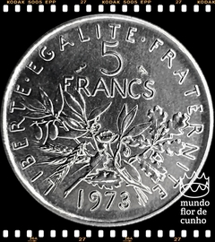 Km 926a.1 França 5 Francs (Nós Temos Mais de Uma Data # Favor Escolher uma Data Abaixo e o Estado de Conservação) 1970 1971 1972 1973 ©