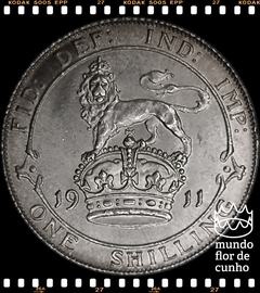 Km 816 Grã Bretanha 1 Shilling 1911 XFC Prata © - comprar online