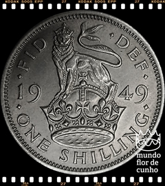 Km 876 Grã Bretanha 1 Shilling 1949 SOB ©