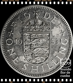 Km 890 Grã Bretanha 1 Shilling 1953 XFC Proof Escassa © - comprar online