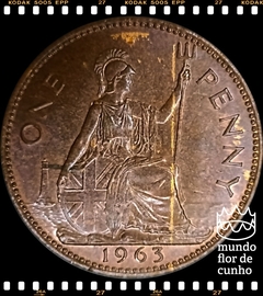 Km 897 Grã Bretanha 1 Penny 1963 FC ©