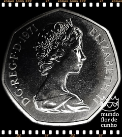 Km 913 Grã Bretanha 50 New Pence 1971 XFC Proof © - comprar online