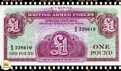 PM36a Forças Armadas Britânicas 1 Pound (4as. Series) ND(1962) FE