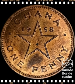 Km 2 Gana 1 Penny 1958 XFC # Kwane Nkrumah ©
