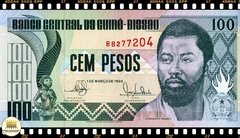 .P11 Guiné Bissau 100 Pesos 01/03/1990 FE