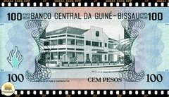 .P11 Guiné Bissau 100 Pesos 01/03/1990 FE - comprar online