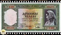 P110a Grecia 1000 Drachmai 01/01/1939 FE