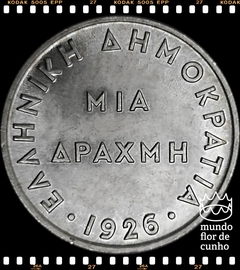 Km 69 Grécia 1 Drachma 1926 FC Rara neste estado © - comprar online