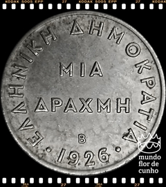 Km 70 Grécia 1 Drachma 1926 B SOB Escassa neste estado © - comprar online