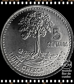 Km 276.6 Guatemala 5 Centavos 2010 XFC Magnética ©