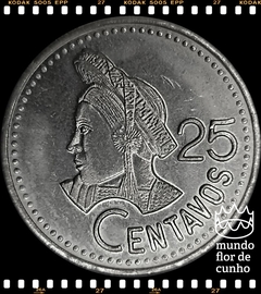 Km 278.5 Guatemala 25 Centavos 1986 XFC ©