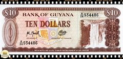 .P23f Guiana 10 Dollars ND(1992) FE