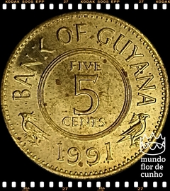 Km 32 Guiana 5 Cents 1991 XFC © - comprar online