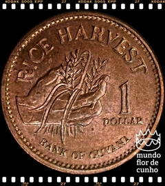 Km 50 Guiana 1 Dollar 1996 FC ©