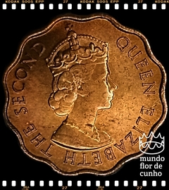 Km 30 Honduras Britânica 1 Cent 1956 XFC Muito Escassa © na internet